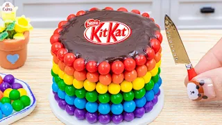 Amazing Kitkat Cake🌈1000+ Miniature Rainbow Cake Recipe🌞Best Of Rainbow Cake Ideas