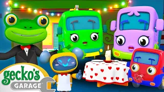 Baby Truck's Surprise Dinner｜Valentines Day Special｜Gecko's Garage｜Learning Videos For Toddlers