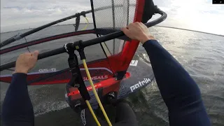 Windfoil slalom | Windsurf foiling at Brouwersdam