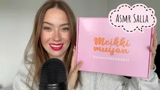 ASMR SUOMI ♡ Avataan kosmetiikkaboksi 💕💫