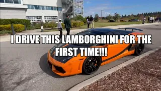 Lamborghini Gallardo first Drive!!! #lamborghini #lambo #supercars