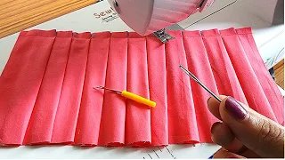 ✅ 5 Very Easy Ways To Make Perfect Pleats For Beginners | Pleating Tips And Tricks