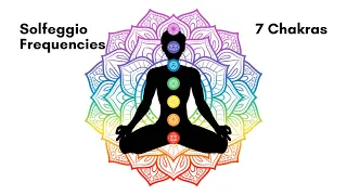 Solfeggio Frequencies | PURE TONE | 7 Chakras