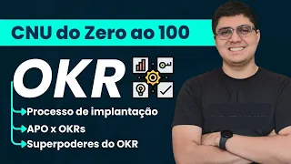 CNU [Bloco 4 e 7]: Detalhamento da ferramenta de avaliação de desempenho: OKR.