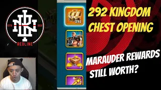 Marauder Chests, Still worth? Opening 292 - Rise of Kingdoms