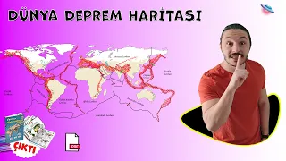 Coğrafya Dünya haritası deprem bölgeleri TYT COĞRAFYA Dünya harita bilgisi 🌎 Dünya deprem kuşakları