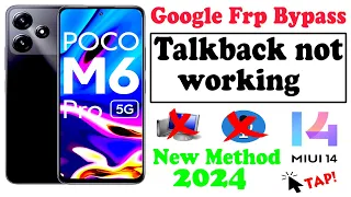 POCO M6 Pro 5G Google Frp Bypass (without pc) | POCO M6 PRO 5G FRP BYPASS | ANDROID 13  2024 ✔️