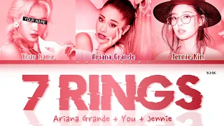 Ariana Grande, You and Jennie - 7 Rings -  Color Coded Lyrics [How Would]