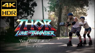 Thor Love and Thunder • "Sweet Child O' Mine" Guns N' Roses • 4K HDR & HQ Sound