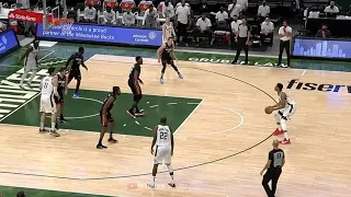 Giannis disrespected by entire Heat after dares him shoots 3-pointer🤭