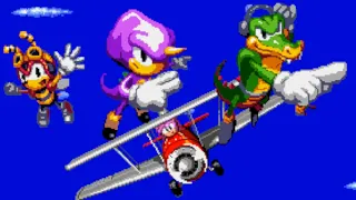 Sonic Classic Heroes (v 0.15) (Genesis) - Team Chaotix / All Emeralds Walkthrough