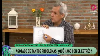 "Soy ansioso y me preocupo por todo" - Bernardo Stamateas en Que Mañana.