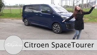 2017 Citroen SpaceTourer BlueHDI 150 Test / 8-Sitzer Kompakt-Van - Autophorie