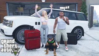 Franklin And Loading Screen Girl's Road Trip in GTA 5 (GTA 5 Mods)