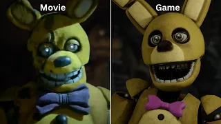 FNAF Movie Vs The Games