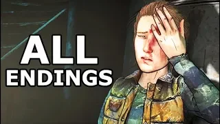 The Walking Dead Final Season 4 Ep. 1 ALL ENDINGS - Appeal To Louis Or Violet, Tenn Forgives Marlon