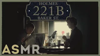 With Dialogues | Sherlock Holmes & Dr. Watson 221B Baker St. Ambiance ASMR - Shifting - Tale Read