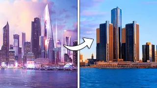 Detroit: Become Human - Game vs Real Life Detroit