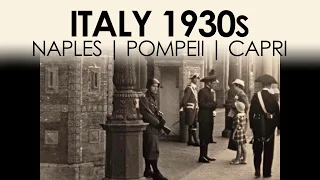 Archive footage of Naples in the 1930s | Italy 8mm home movie film