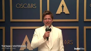 Thomas Vinterberg Backstage After "Another Round" Won Best International Feature at The Oscars