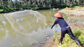 IT'S TOO EASY TO FIND FISH HERE‼️FISH NET IN SUMMER.!!! fishing nets video