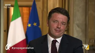 La scena muta di Matteo Renzi in inglese (un video di Alessio Marzilli)