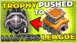 GETTING TO MASTERS AS A TH8! | TH8 Trophy Push