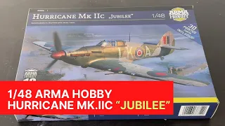 Arma Models 1/48 Hurricane Mk.IIc Jubilee Edition: A look inside the box