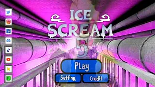 Ice Scream 5 New Main Menu Fanmade