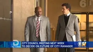 City council meeting next week to decide on future of Dallas city manager