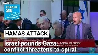 Israel pounds Gaza after deadly Hamas raid as conflict threatens to spiral • FRANCE 24 English