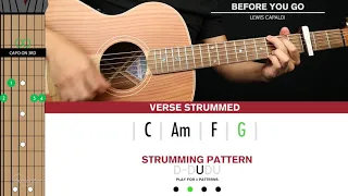 Before You Go Guitar Cover Lewis Capaldi 🎸|Tabs + Chords|