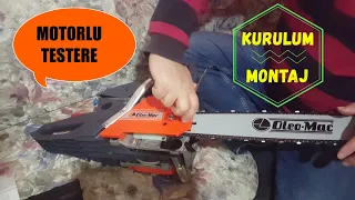 Yeni Alınmış OLEO-MAC GSH 51 Motorlu Testerenin KURULUMunu Yapıyoruz // Anlatımımız Sohbet Tadında