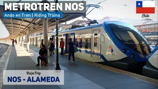 Viaje METROTREN NOS (Chile) en tren ALSTOM XTRAPOLIS MODULAR XM02 | Ando en Tren