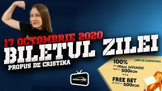 BILETUL ZILEI la pariuri - 17.10.2020