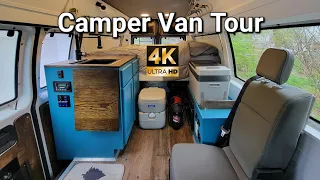Van Tour Of Our 2006 Off Grid Ford Econoline Camper DIY Build