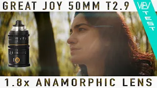 Great Joy 50mm T2.9 1.8x Anamorphic Lens Test | 4K