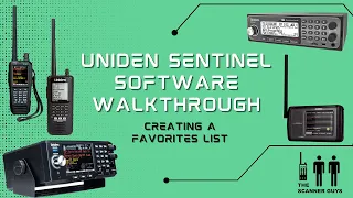 Creating a Favorites List | Uniden Sentinel Software Walkthrough