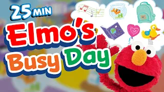 Elmo's Busy Day - Learn Kids Activities with Elmo