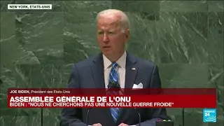 REPLAY - Joe Biden à l'ONU : "nous ne cherchons pas une nouvelle Guerre froide" • FRANCE 24