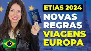 TUDO SOBRE ETIAS NOVO VISTO PARA VIAJAR PARA A EUROPA EM 2024! Como funciona a Autorização de viagem