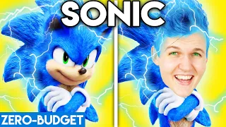 SONIC WITH ZERO BUDGET! (Sonic the Hedgehog FUNNY MOVIE PARODY)