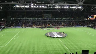 Europa League Entrance - Astana FC vs Manchester United