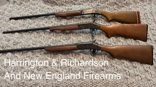 Pattern Collecting Harrington & Richardson and New England Firearms single shot budget shotguns