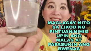 MAGLAGAY NITO SA LIKOD NG PINTUAN HIHIGUPIN ANG MALAS AT PAPASUKIN ANG BWENAS-APPLE PAGUIO7