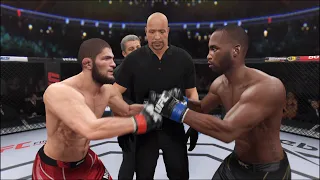Khabib vs. Leon Edwards - EA Sports UFC 4 - Eagle Fights 🦅