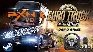 Pxn v9 steering wheel + Euro truck simulator 2 DEMO Steam