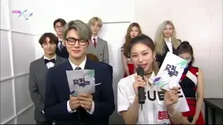 ITZY AND TXT BACKSTAGE INTERVIE AT KBS MUSIC BANK "First Half Year Special" 28 June 2019