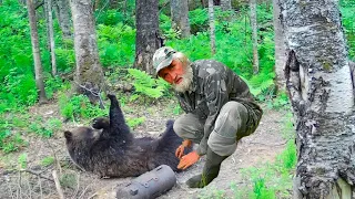 Старый лесник кинулся на плач, доносившийся из ямы и не смог поверить своим глазам