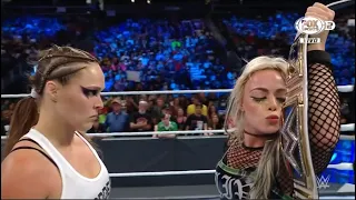 Liv Morgan Cara a Cara con Ronda Rousey - WWE SmackDown Español Latino: 29/07/2022